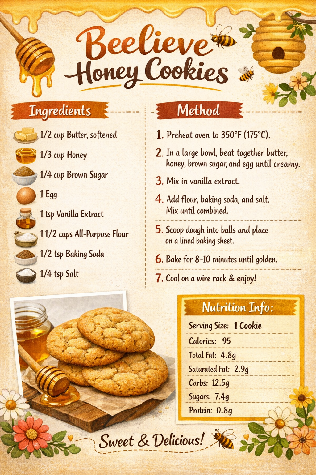 Sweet Honey Cookies