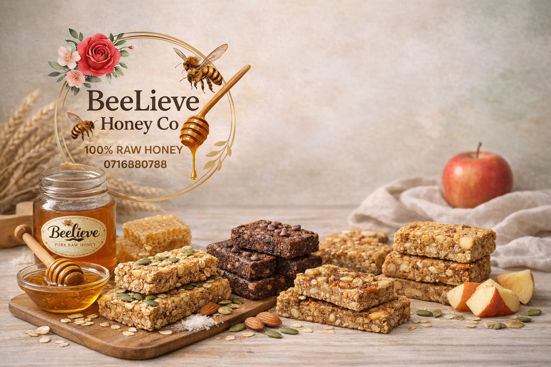 Maklike heuning eetstafies